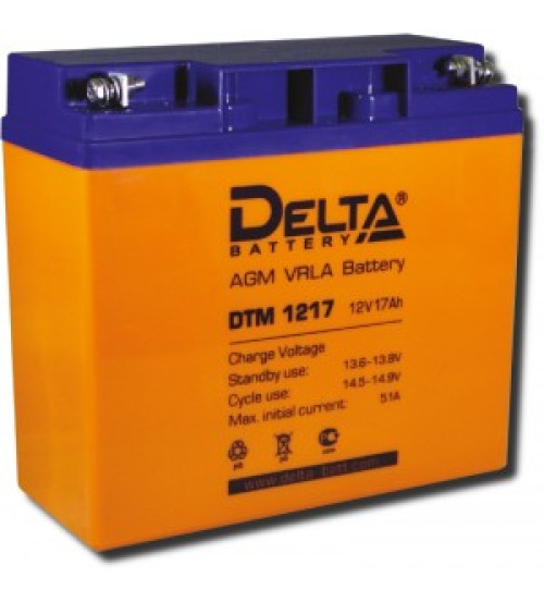 Delta DTM 1217 Аккумулятор герметичный свинцово-кислотный