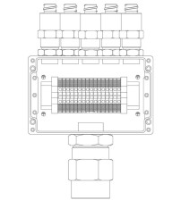 КВМК 1610 Коробка коммутационная взрывозащищенная Компания СМД